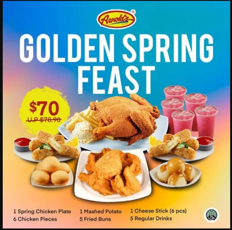 ARNOLDS FRIED CHICKEN SINGAPORE MENU