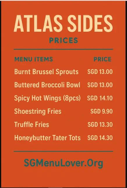 ATLAS SIDES Menu