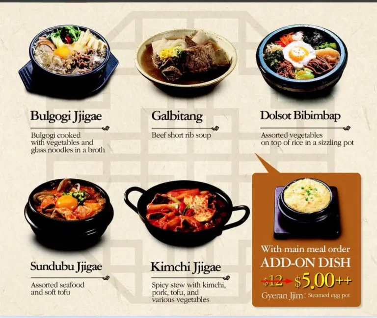 BORNGA MENU