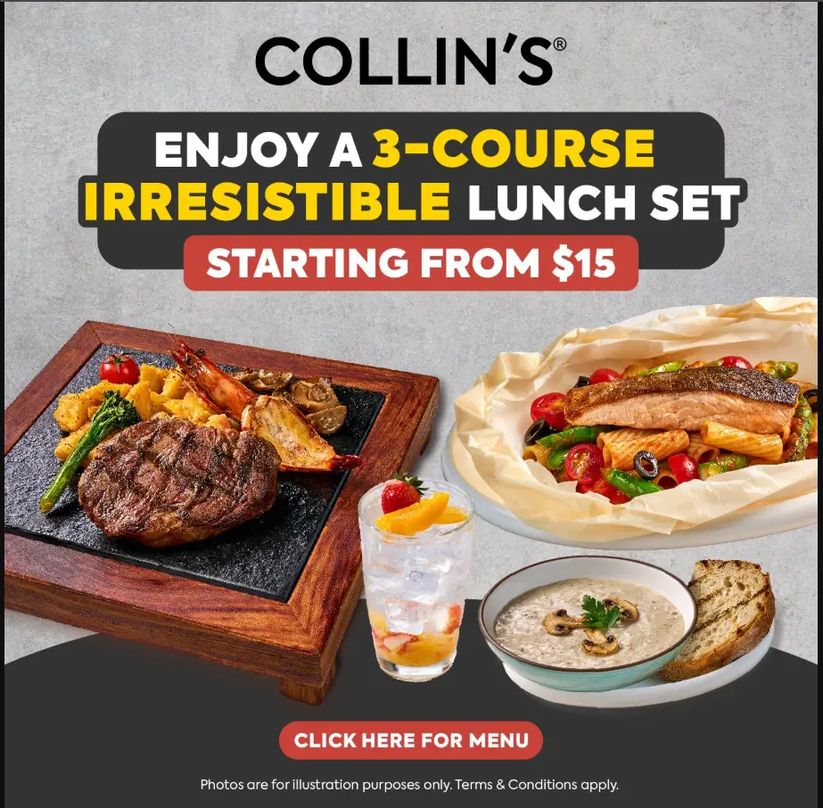 COLLINS SINGAPORE MENU
