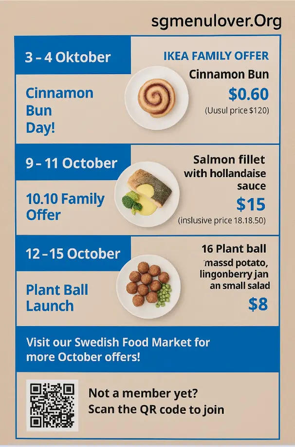 IKEA MENU SINGAPORE