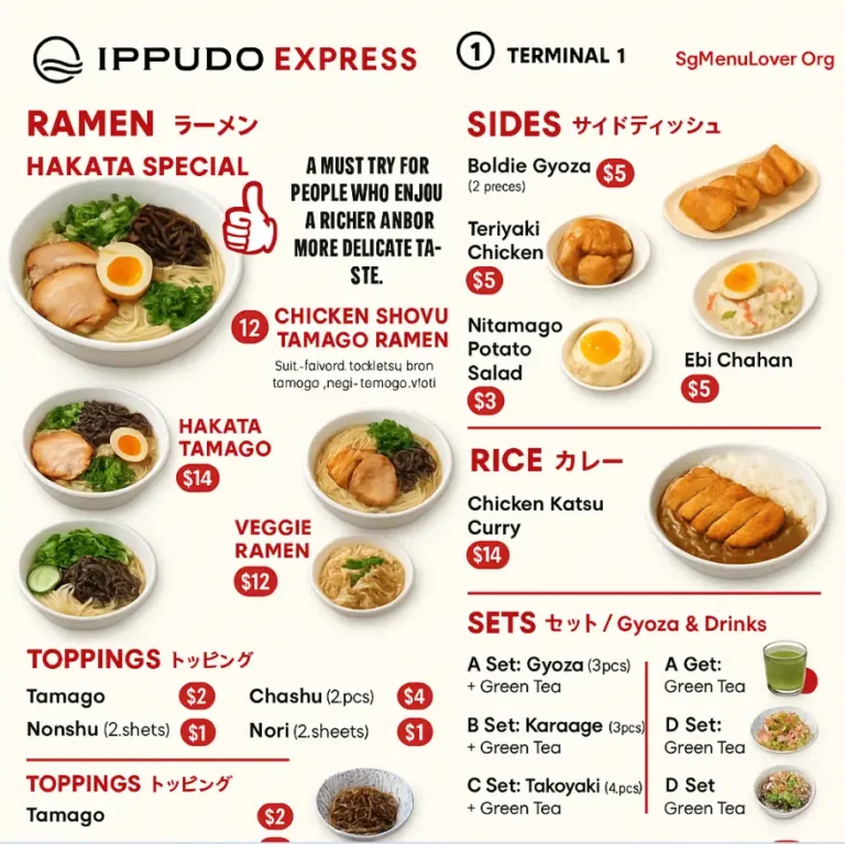 IPPUDO MENU