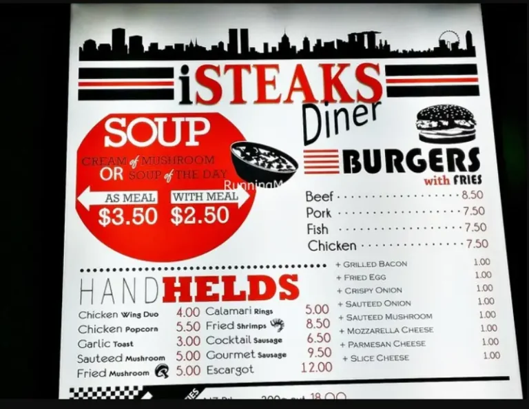 ISTEAKS MENU
