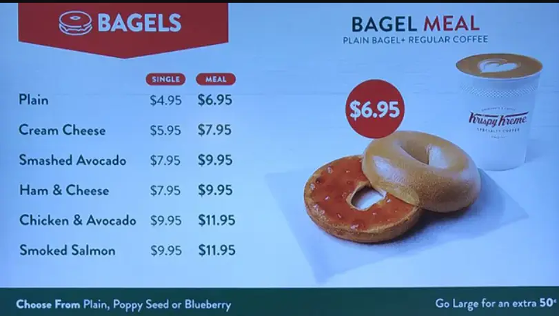 KRISPY KREME SINGAPORE MENU