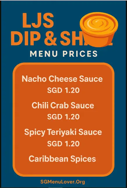 LJS DIP & SHAKE Menu