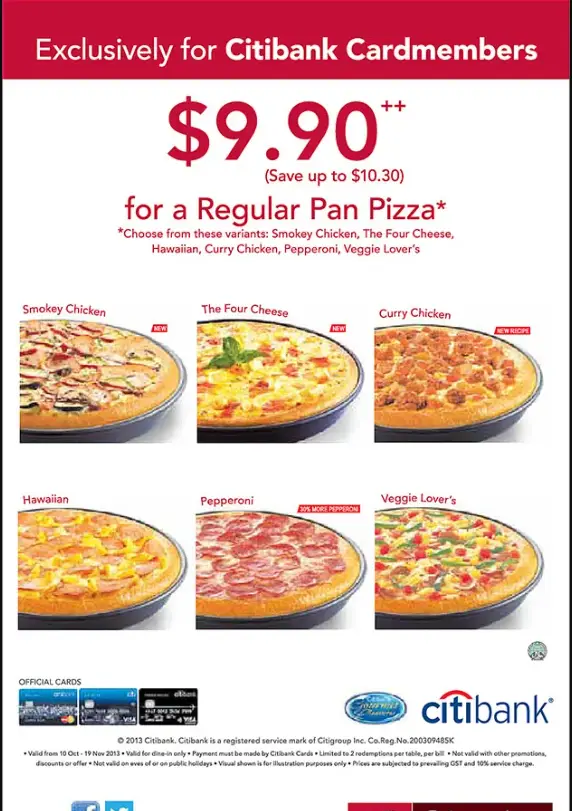 PIZZA HUT SINGAPORE MENU