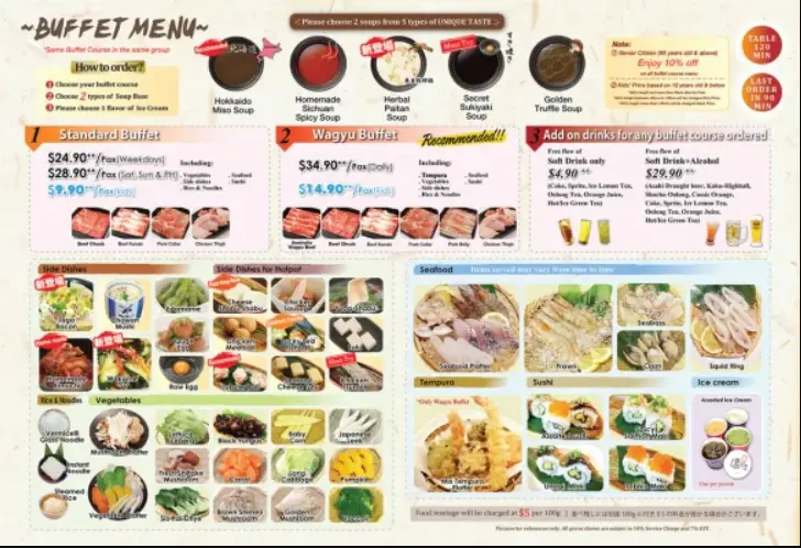 SHABU MENU