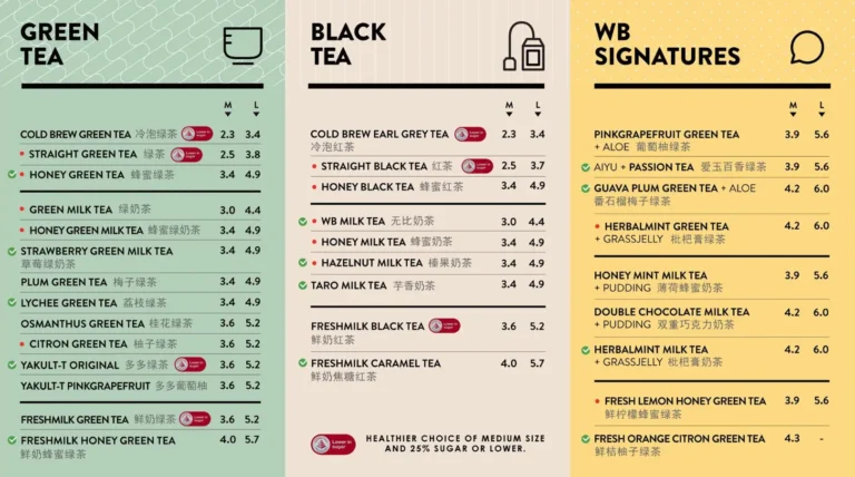 WOOBBEE MENU