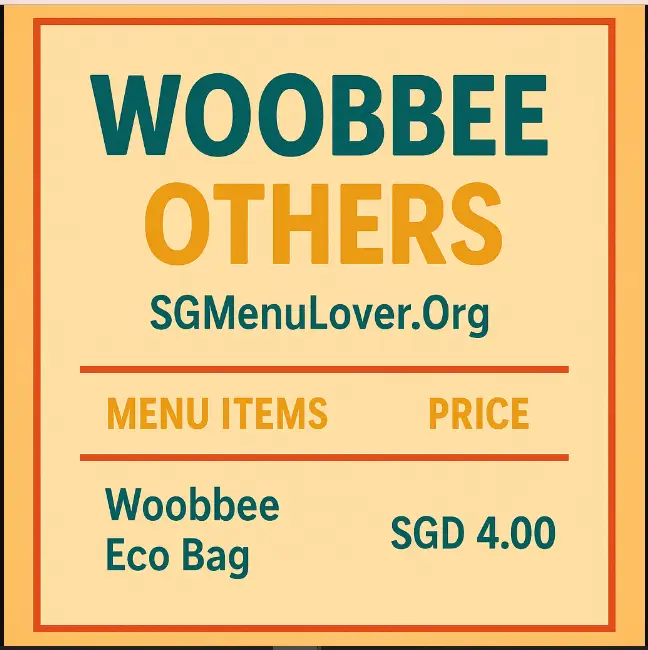 WOOBBEE OTHERS MENU